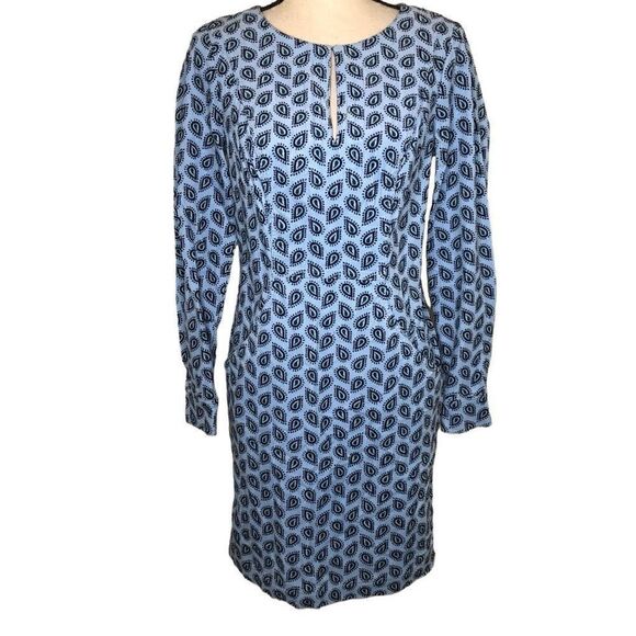 Boden Caroline Blue Corduroy Sheath Dress - Picture 3 of 16